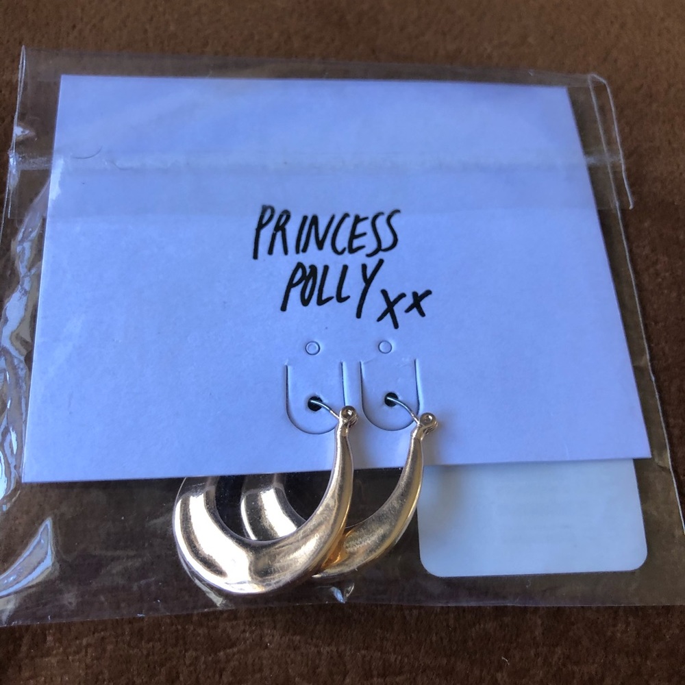 Princess Polly hoop earrings
